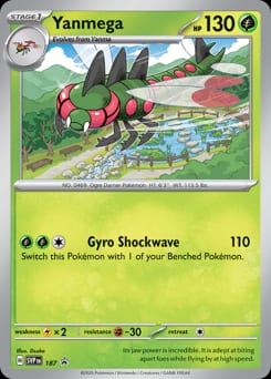 2022 Scarlet & Violet Promos Yanmega #187 card