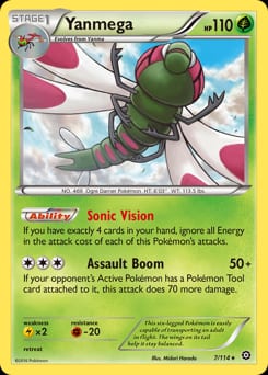 2016 Steam Siege Yanmega #7 card