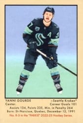 2022-23 Parkhurst Champions 51 Retros Yanni Gourde #R-5 card