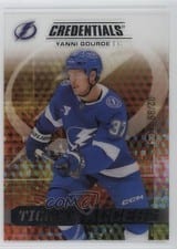 2025-26 Upper Deck Credentials Acetate Ticket Access Yanni Gourde #TA-YG card