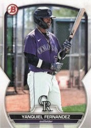 2023 Bowman Draft Base Set Yanquiel Fernandez #BD-61 card