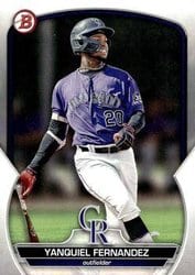 2023 Bowman Prospects Yanquiel Fernandez #BP-30 card