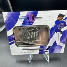 2024 Panini Impeccable Prospects Logo Yanquiel Fernandez #30 card