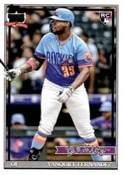 2026 Topps 1991 Topps Yanquiel Fernández #T91-61 card