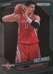 2024-25 Panini Prizm Black Base Set Yao Ming #264 card