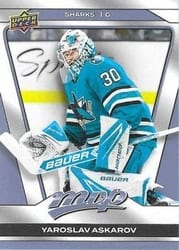 2025-26 Upper Deck MVP Base Set Yaroslav Askarov #72 card