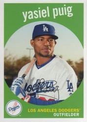 2018 Topps Archives Base Set Yasiel Puig #6 card