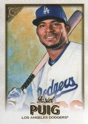 2018 Topps Gallery Base Set Yasiel Puig #18 card