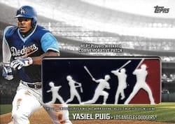 2018 Topps Players Weekend Logo Patches Yasiel Puig #PWP-YP card
