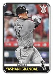 2020 Topps Big League Base Set Yasmani Grandal #81 card