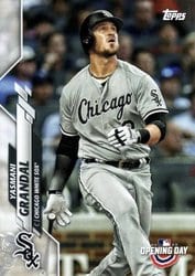 2020 Topps Opening Day Base Set Yasmani Grandal #10 card