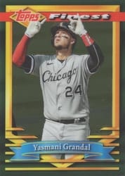 2021 Finest Flashbacks Base Set Yasmani Grandal #140 card