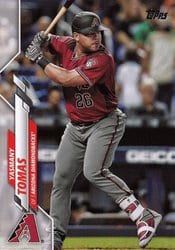2020 Topps Update Base Set Yasmany Tomas #U-30 card