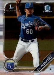 2019 Bowman Chrome Prospects Yefri Del Rosario #BCP-243 card