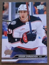 2023 Upper Deck Yegor Chinakhov #54 card