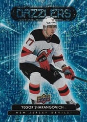 2022-23 Upper Deck Dazzlers Yegor Sharangovich #DZ-35 card