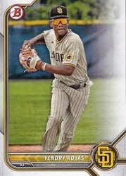 2022 Bowman Draft Base Set Yendry Rojas #BD-2 card