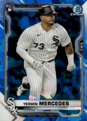 2021 Bowman Chrome Sapphire Edition Base Set Yermin Mercedes #88 card