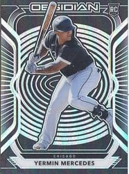 2021 Panini Chronicles Obsidian Yermin Mercedes #1 card