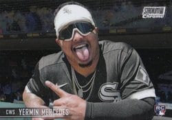 2021 Stadium Club Chrome Base Set Yermin Mercedes #332 card