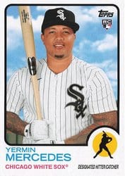 2021 Topps Archives Base Set Yermin Mercedes #124 card