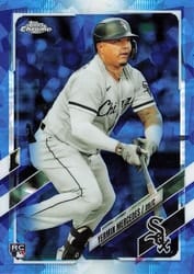 2021 Topps Chrome Update Sapphire Edition Base Set Yermin Mercedes #US10 card