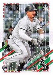2021 Topps Holiday Base Set Yermin Mercedes #HW157 card