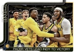 2025-26 Topps Base Set Yes'Cers: Pacer Vets Lead Indy To Victory #280 card