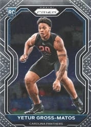 2020 Panini Prizm Base Set Yetur Gross-Matos #366 card