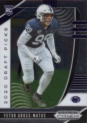 2020 Panini Prizm Draft Picks Base Set Yetur Gross-Matos #159 card