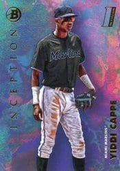 2021 Bowman Inception Base Set Yiddi Cappe #9 card