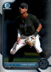 2022 Bowman Chrome Prospects Yiddi Cappe #BCP-248 card