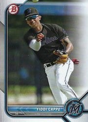 2022 Bowman Draft Base Set Yiddi Cappe #BD-96 card