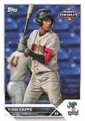 2023 Topps Pro Debut Base Set Yiddi Cappe #PD-102 card