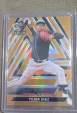 2024 Leaf Press Pass Premium Baseball Base Set Yilber Diaz #61 card