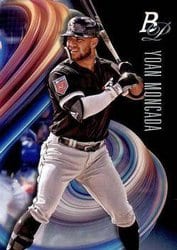 2018 Bowman Platinum Base Set Yoan Moncada #22 card