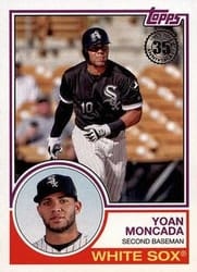 2018 Topps 1983 Topps Baseball 35th Anniversary Yoan Moncada #83-59 card