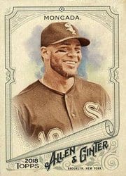 2018 Topps Allen & Ginter Base Set Yoan Moncada #19 card
