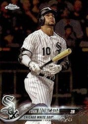 2018 Topps Chrome Base Set Yoan Moncada #160 card