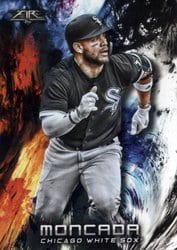 2018 Topps Fire Base Set Yoan Moncada #159 card