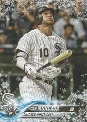 2018 Topps Holiday Base Set Yoan Moncada #HMW150 card
