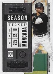 2020 Panini Contenders Base Set Yoan Moncada #56 card