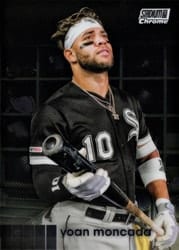 2020 Stadium Club Chrome Base Set Yoan Moncada #63 card