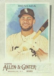 2020 Topps Allen & Ginter Base Set Yoan Moncada #45 card