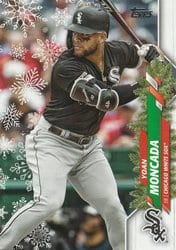 2020 Topps Holiday Base Set Yoan Moncada #HW117 card