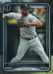 2020 Topps Tribute Base Set Yoan Moncada #65 card