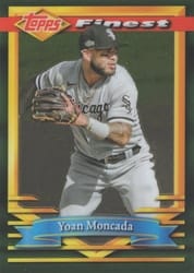 2021 Finest Flashbacks Base Set Yoan Moncada #7 card
