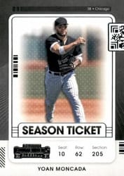 2021 Panini Contenders Base Set Yoan Moncada #31 card