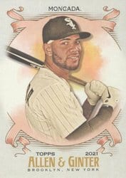 2021 Topps Allen & Ginter Base Set Yoan Moncada #152 card