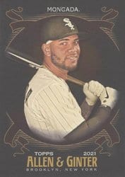 2021 Topps Allen & Ginter X Base Set Yoan Moncada #152 card